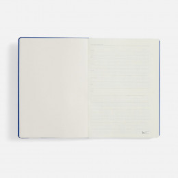 Ежедневник Urban Metal, недатированный, ярко-синий