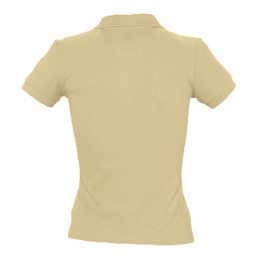Рубашка поло женская People 210, бежевая