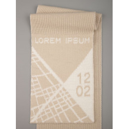 Шарф на заказ Tricksy Rand, S, полушерсть