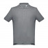 Рубашка-поло мужская ADAM, темно-серый, S, 100% хлопок, плотность 195 г/м2