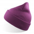 Шапка вязаная двойная Wind-S, пурпурный, 100% переработанный полиэстер Шапка вязаная двойная Wind-S, пурпурный, 100% переработанный полиэстер
