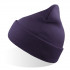 Шапка вязаная двойная Wind-S, фиолетовый, 100% переработанный полиэстер Шапка вязаная двойная Wind-S, фиолетовый, 100% переработанный полиэстер