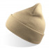 Шапка вязаная двойная Wind-S, бежевый, 100% переработанный полиэстер Шапка вязаная двойная Wind-S, бежевый, 100% переработанный полиэстер