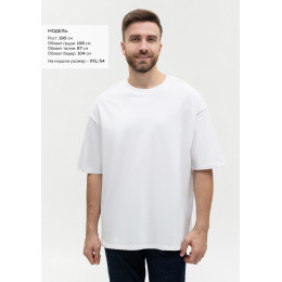 Футболка унисекс оверсайз STAN хлопок 240, 56