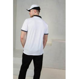 Рубашка поло мужская STAN с контрастными деталями хлопок/полиэстер 185, 04С