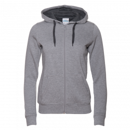 Толстовка женская STAN с капюшоном на молнии футер с начёсом 280, 17W