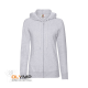 Толстовка без начеса "Ladies Lightweight Hooded Sweat" серый 